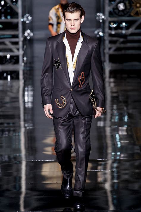 versace collection men's clothing|Versace men's outfit.